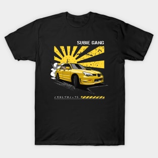 Subie Gang WRX STi (Ultra Yellow) T-Shirt